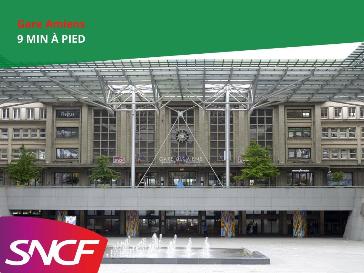 Cinema & Disney Avec Balcon & Parking En Hyper Centre Amiens Exterior photo